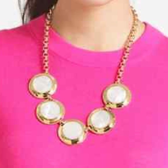 Kate Spade NY All Aboard Mother of Pearl Gold Plated Necklace Cruise Vacation - Picture 15 of 15